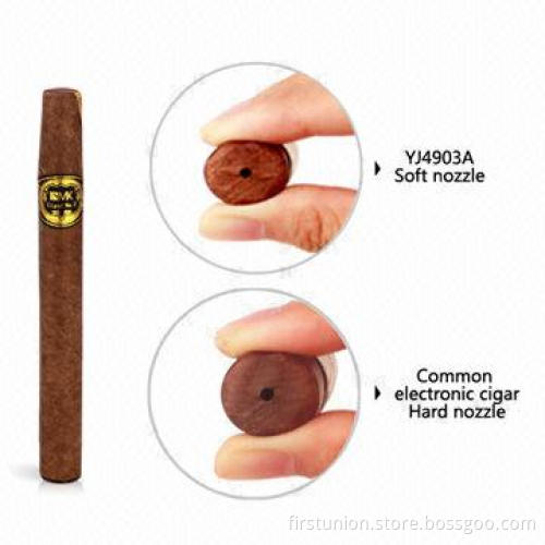 Disposable Electronic Cigarette with Soft Suction Nozzle Cigarette Holder